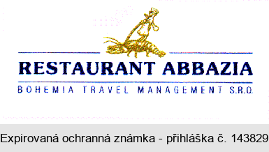 RESTAURANT ABBAZIA BOHEMIA TRAVEL MANAGEMENT S.R.O.