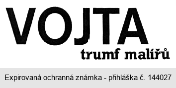 VOJTA trumf malířů