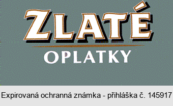 ZLATÉ OPLATKY