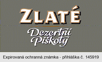 ZLATÉ Dezertní Piškoty