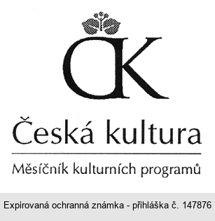 CK Česká kultura Měsíčník kulturních programů