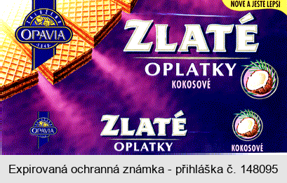 OPAVIA ZLATÉ OPLATKY KOKOSOVÉ