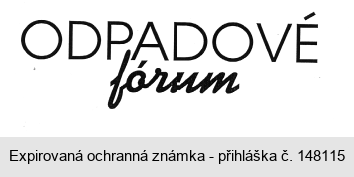 ODPADOVÉ fórum