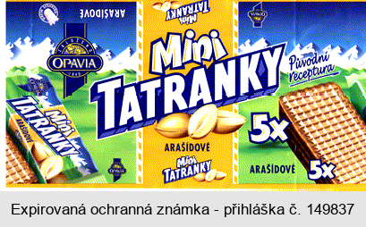 Mini TATRANKY ARAŠÍDOVÉ 5x