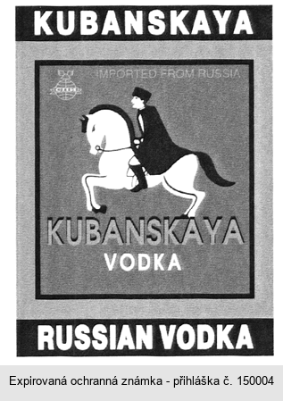 KUBANSKAYA VODKA RUSSIAN VODKA