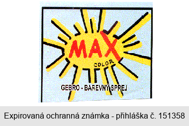 MAX COLOR GEBRO - BAREVNÝ SPREJ