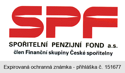 SPF SPOŘITELNÍ PENZIJNÍ FOND a.s. člen Finanční skupiny České republiky