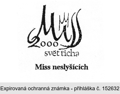 Miss 2000 svět ticha Miss neslyšících