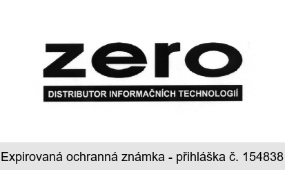 zero DISTRIBUTOR INFORMAČNÍCH TECHNOLOGIÍ