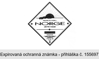 PREMIUM VODKA NORGE ARCTIC CLEAR