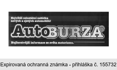 Největší celostátní nabídka nových a ojetých automobilů! AutoBURZA Nejčerstvější informace ze světa motorismu.