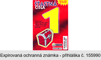 ŠŤASTNÁ ČÍSLA 1
