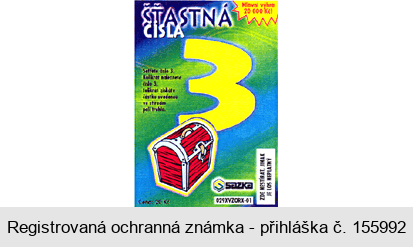 ŠŤASTNÁ ČÍSLA 3
