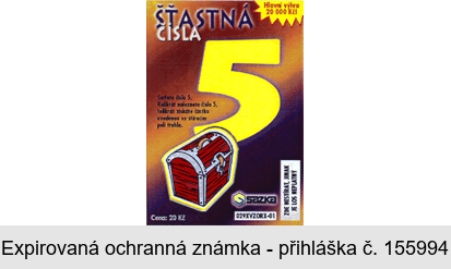 ŠŤASTNÁ ČÍSLA 5
