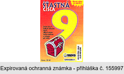 ŠŤASTNÁ ČÍSLA 9