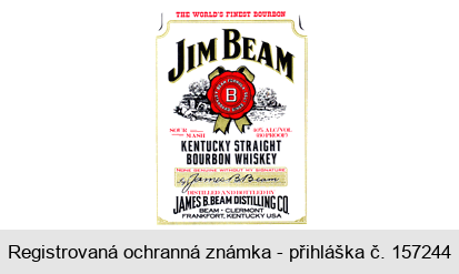 JIM BEAM KENTUCKY STRAIGHT BOURBON WHISKEY