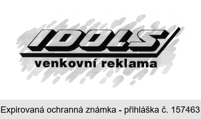 IDOLS venkovní reklama