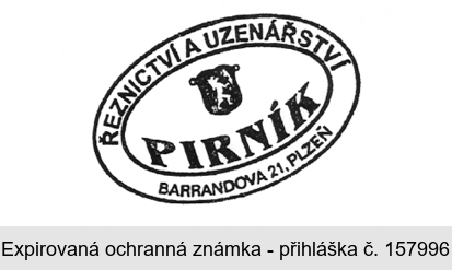 ŘEZNICTVÍ A UZENÁŘSTVÍ PIRNÍK BARRANDOVA 21, PLZEŇ