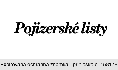 POJIZERSKÉ LISTY