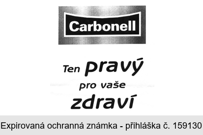 Carbonell Ten pravý pro vaše  zdraví