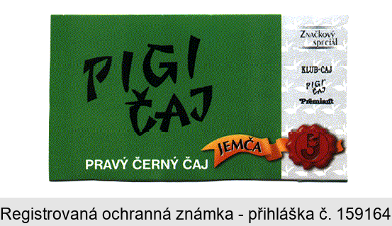 PIGI ČAJ pravý černý čaj JEMČA