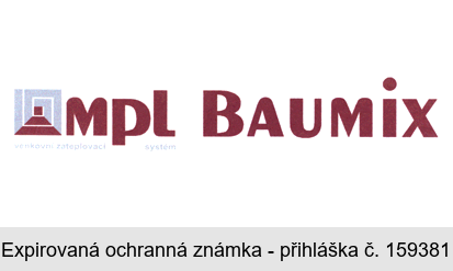 MPL BAUMIX venkovní zateplovací systém