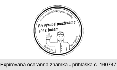 Jod je stejně důležitý jako vitamíny Při výrobě používáme sůl s jodem Solsan a.s. sůl s jodem