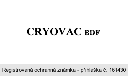 CRYOVAC BDF