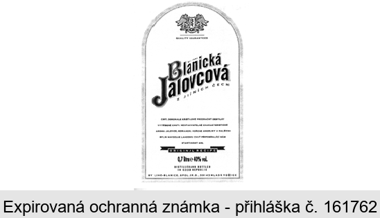 BR Zal. 1991 BLANICKÁ Jalovcová Z JIŽNÍCH ČECH