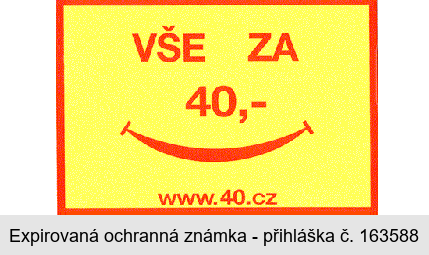 VŠE ZA 40,- www.40.cz