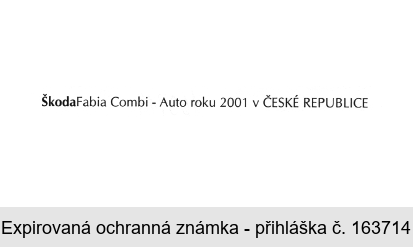 ŠkodaFabia Combi - Auto roku 2001 v ČESKÉ REPUBLICE