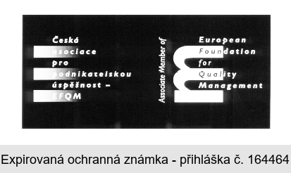 Česká asociace pro podnikatelskou úspěšnost - EFQM Associate Member of European Foundation for Quality Management m