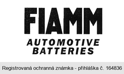 FIAMM AUTOMOTIVE BATTERIES