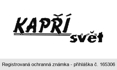 KAPŘÍ svět