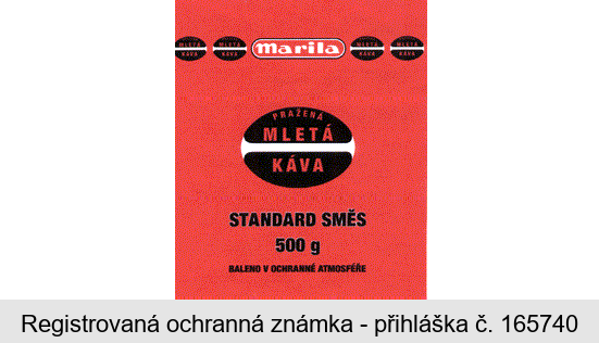 Marila PRAŽENÁ MLETÁ KÁVA STANDARD SMĚS