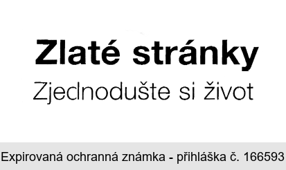 Zlaté stránky Zjednodušte si život