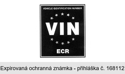 VEHICLE IDENTIFICATION NUMBER VIN ECR