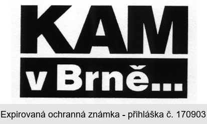 KAM V Brně...