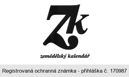 Zk zemědělský kalendář