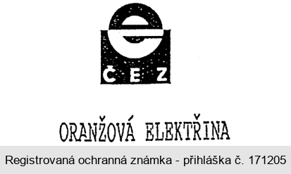 ČEZ ORANŽOVÁ ELEKTŘINA