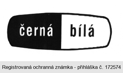 černá bílá