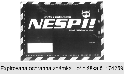 voda s kofeinem NESPI! Nahradí 2 šálky kávy bez cukru!