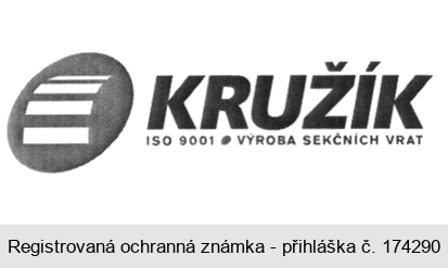 KRUŽÍK ISO 9001 VÝROBA SEKČNÍCH VRAT