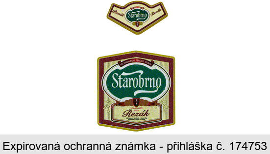 Starobrno POLOTMAVÉ PIVO Řezák