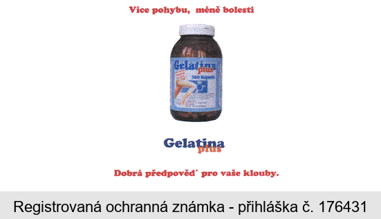 Gelatina plus Více pohybu, méně bolesti Dobrá předpověď pro vaše klouby