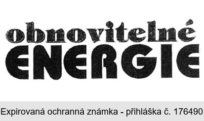 obnovitelné ENERGIE