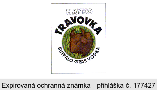 HAYKO TRAVOVKA BUFFALO GRAS VODKA