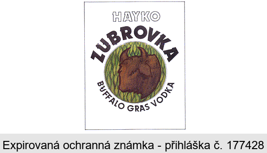 HAYKO ZUBROVKA BUFFALO GRAS VODKA