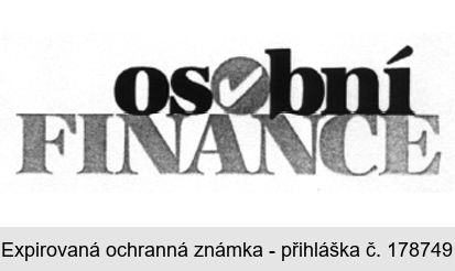 osobní FINANCE