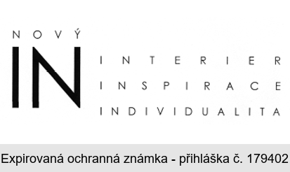 NOVÝ IN - INTERIER  INSPIRACE  INDIVIDUALITA